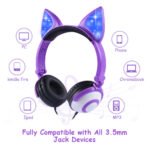 LED flashing cat ear headphones - Image 4