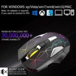 2.4G Wireless Charging Computer Mouse USB Gaming Mice Silent X18 For PC Laptop - Image 7