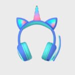 Glowing Bluetooth Headset Cat Ear Children's Headphones Crown Headset - Image 2
