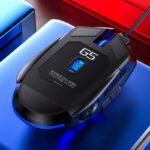 G5 Wired Gaming Mouse Colorful Backlight 6 Button Silent Mouse 4-Speed 3200 DPI RGB Gaming Mouse For Computer Laptop Mice - Image 4