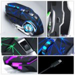 Wireless 2.4G USB Optical Gaming Mouse 2400DPI Professional Gamer Mouse Backlit Rechargeable Silent Mice For PC Laptop - Image 5