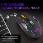 2.4G Wireless Charging Computer Mouse USB Gaming Mice Silent X18 For PC Laptop - Image 6