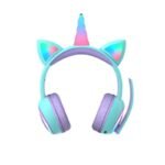 Glowing Bluetooth Headset Cat Ear Children's Headphones Crown Headset - Image 7