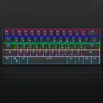 Wireless Bluetooth Keyboard Colorful PBT Keycaps Mechanical Keyboard