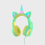 Glowing Bluetooth Headset Cat Ear Children's Headphones Crown Headset - Image 6