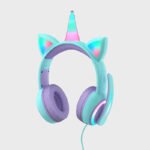 Glowing Bluetooth Headset Cat Ear Children's Headphones Crown Headset - Image 8