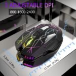 2.4G Wireless Charging Computer Mouse USB Gaming Mice Silent X18 For PC Laptop - Image 7